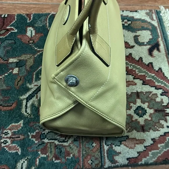 Tod's Leather Top Handle Satchel Handbag Purse